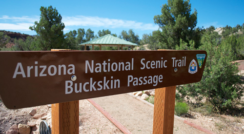 Arizona Trail Sign - Buckskin Passage