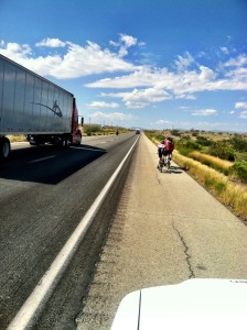 Mike, Scoob & Gene riding on Interstate 10